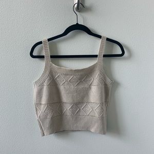 Knit Crop Tank Top